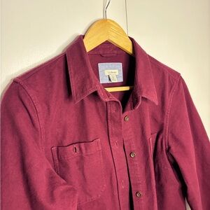 L.L. Bean women’s Deep Red flannel Shirt